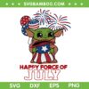 Baby Yoda Star Wars 4th Of July SVG PNG, 4th Of July Yoda SVG, Patriotic Star Wars DXF SVG PNG EPS
