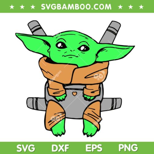 Cute Baby Yoda SVG PNG, Funny Baby Yoda Star Wars SVG, Yoda Best DXF SVG PNG EPS