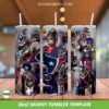 Houston Texans Football Team Tumbler Wrap, Texans Logo Tumbler Template Sublimation, NFL Logo 20oz Skinny Tumbler PNG