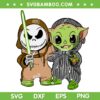 Jack And Yoda SVG PNG, Jack Skellington And Grogu Friends SVG, Baby Yoda Halloween DXF SVG PNG EPS Jack And Yoda SVG PNG, Jack Skellington And Grogu Friends SVG, Baby Yoda Halloween DXF SVG PNG EPS