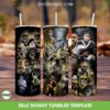 New Orleans Saints Football Team 20oz Skinny Tumbler PNG, NFL Saints Football Tumbler Wrap, NFL Team Logo Tumbler Template Sublimation