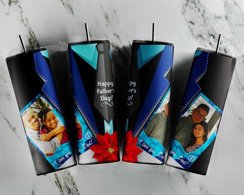2023 Happy Fathers Day Tumbler Wrap Customized Image PNG, I Love You Dad Tumbler Design, Best Dad Tumblers Digital Design