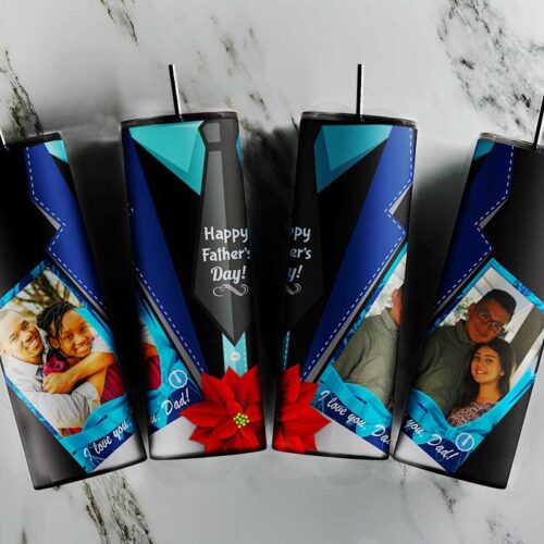 2023 Happy Fathers Day Tumbler Wrap Customized Image PNG, I Love You Dad Tumbler Design, Best Dad Tumblers Digital Design