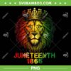 1865 Juneteenth Celebrate Lion PNG, African American Freedom Day PNG, Juneteenth Day PNG 1865 Juneteenth Celebrate Lion PNG, African American Freedom Day PNG, Juneteenth Day PNG
