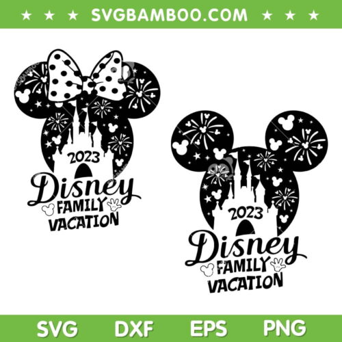 2023 Disney Family Vacation SVG PNG, Disney Mouse Family Vacay Mode SVG, Family Vacation 2023 DXF SVG PNG EPS