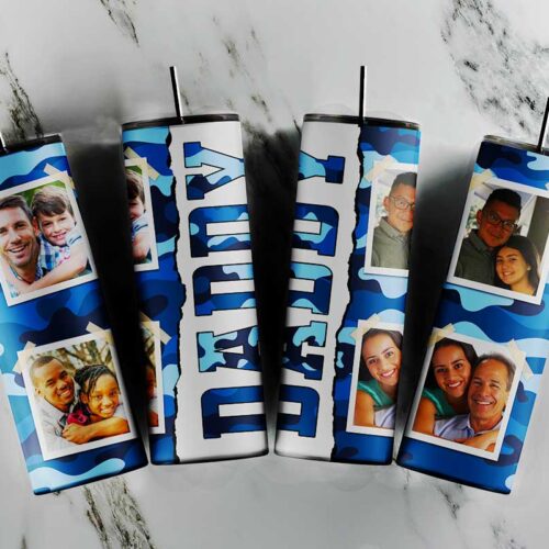 Love Daddy Tumblers Digital Design PNG, Best Dad Tumbler Design PNG, Fathers Day Gift Tumbler Wrap Customized Image PNG