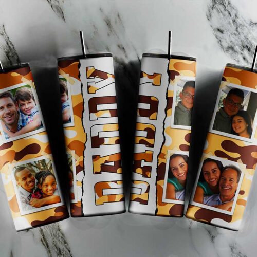 I Love Daddy Tumblers Digital Design PNG, Fathers Day Gift Tumbler Design PNG, Funny Dad Life Tumbler Wrap Customized Image PNG