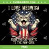 4th July Cat Lover PNG, I Love Meowica Patriotic PNG, Funny July 4th Cat PNG 4th July Cat Lover PNG, I Love Meowica Patriotic PNG, Funny July 4th Cat PNG