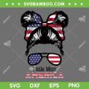 4th July Little Ms America Flag SVG PNG, Kids Messy Bun Patriotic SVG, Little Miss America DXF SVG PNG EPS 4th July Little Ms America Flag SVG PNG, Kids Messy Bun Patriotic SVG, Little Miss America DXF SVG PNG EPS