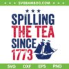 4th Of July Spilling The Tea 1773 SVG PNG, American Flag Boat SVG, July Fourth DXF SVG PNG EPS