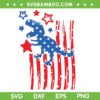 4th Of July Trex American Flag SVG PNG, Dino American Flag SVG, Patriotic Dinosaur DXF SVG PNG EPS