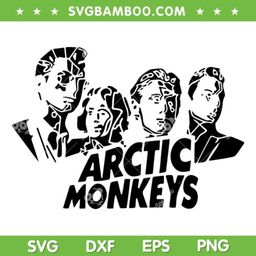 Arctic Monkeys Band SVG PNG, Arctic Monkeys Music Tour SVG, Music Band DXF SVG PNG EPS