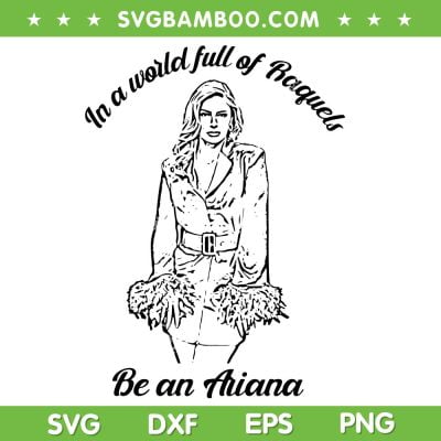 Ariana Madix SVG PNG, Vanderpump Rules SVG, Team Ariana DXF SVG PNG EPS Ariana Madix SVG PNG, Vanderpump Rules SVG, Team Ariana DXF SVG PNG EPS