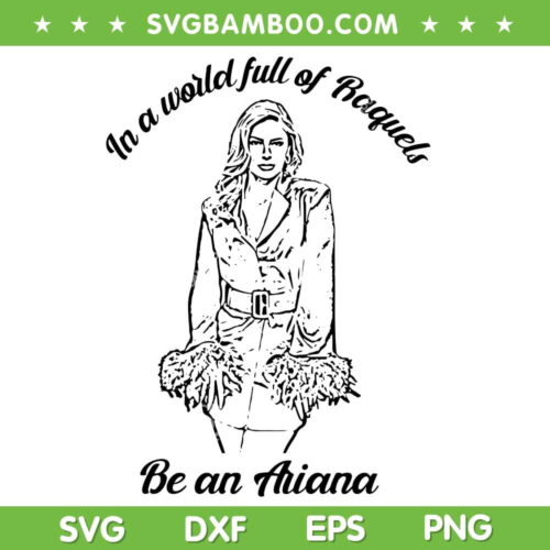 Ariana Madix SVG PNG, Vanderpump Rules SVG, Team Ariana DXF SVG PNG EPS