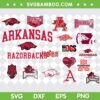 Arkansas Razorbacks SVG Bundle, Love A Razorbacks SVG Bundle, Arkansas Razorbacks Pig DXF SVG PNG EPS