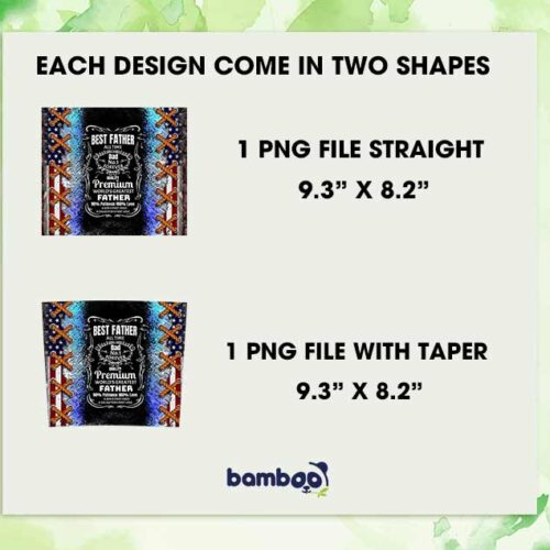 Best Father All Time Tumbler Wrap PNG, Best Dad Ever 20oz Skinny Tumbler Template, Fathers Day Tumbler Template PNG