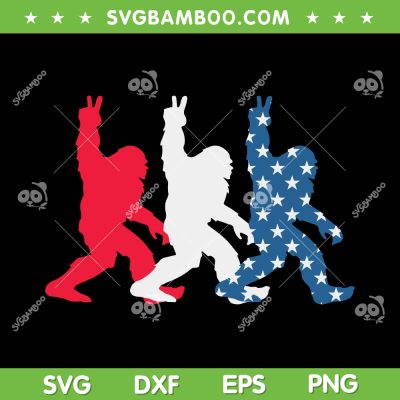Bigfoot 4th Of July Sasquatch SVG PNG, Bigfoot American Flag SVG, Patriotic Bigfoot DXF SVG PNG EPS Bigfoot 4th Of July Sasquatch SVG PNG, Bigfoot American Flag SVG, Patriotic Bigfoot DXF SVG PNG EPS