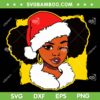 Black African American Santa SVG PNG, Black Santa Claus Woman SVG, Christmas Melanin DXF SVG PNG EPS Black African American Santa SVG PNG, Black Santa Claus Woman SVG, Christmas Melanin DXF SVG PNG EPS