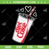 Coca Cola Diet Coke SVG PNG, Heart Bubbles Coca Cup SVG, Diet Coke DXF SVG PNG EPS Coca Cola Diet Coke SVG PNG, Heart Bubbles Coca Cup SVG, Diet Coke DXF SVG PNG EPS