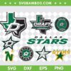 Dallas Stars SVG Bundle, Logo Dallas Stars SVG Bundle, Peace Love Dallas Stars DXF SVG PNG EPS