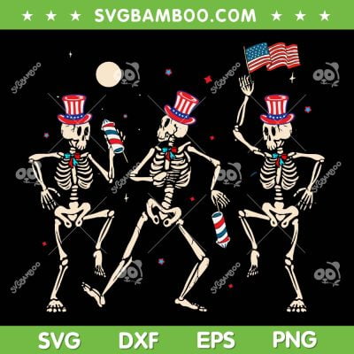Dancing Skeleton 4th Of July SVG PNG, American Flag Skellies SVG, Funny July 4th Skeleton DXF SVG PNG EPS Dancing Skeleton 4th Of July SVG PNG, American Flag Skellies SVG, Funny July 4th Skeleton DXF SVG PNG EPS