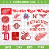 Detroit Red Wings SVG Bundle, Red Wings Hockey 1926 SVG Bundle, NHL Team DXF SVG PNG EPS
