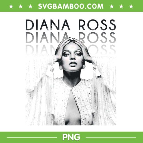 Diana Ross Elegance PNG, Diane Ernestine Ross PNG, American Singer Diana Ross PNG
