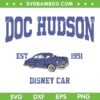 Disney Car Doc Hudson Est 1951 SVG PNG, Disney Pixar Car SVG, Doc Hudson Cars DXF SVG PNG EPS