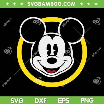 Disney Forever Mickey Black SVG PNG, Mickey Forever SVG, Disney Mickey Ear DXF SVG PNG EPS