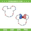 Disney Mouse 4th Of July SVG PNG, Merica Fourth Of July SVG, Mickey American Flag 1776 DXF SVG PNG EPS