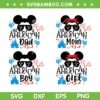 Disney Mouse All American Dad Mom SVG Bundle, Mickey And Minnie 4th Of July SVG Bundle, All American Family DXF SVG PNG EPS
