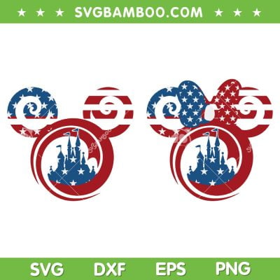 Disney Mouse Ear Happy Fourth Of July SVG, Mickey And Minnie Mouse Patriotic SVG, Disney American Flag DXF SVG PNG EPS Disney Mouse Ear Happy Fourth Of July SVG, Mickey And Minnie Mouse Patriotic SVG, Disney American Flag DXF SVG PNG EPS
