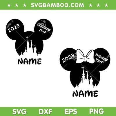 Disney Trip 2023 Customized Name SVG PNG, 2023 Family Trip SVG, Disney Trip Name DXF SVG PNG EPS Disney Trip 2023 Customized Name SVG PNG, 2023 Family Trip SVG, Disney Trip Name DXF SVG PNG EPS