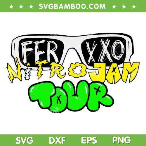 Ferxxo Nitro Jam Tour SVG PNG, Ferxxo Feid Vector SVG, Ferxxo Rapper Underground DXF SVG PNG EPS