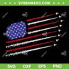 Fighter Jets With USA SVG PNG, American Flag 4th Of July Celebration SVG, Patriotic DXF SVG PNG EPS