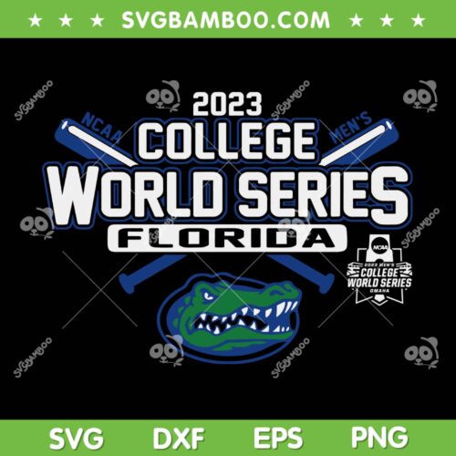 Florida Gators College World Series 2023 SVG, Baseball CWS Florida Gators SVG, Football World Series DXF SVG PNG EPS