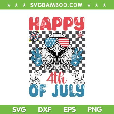 Funny Eagle Happy 4th Of July SVG PNG, Patriotic American US Flag SVG, Eagle American Flag DXF SVG PNG EPS Funny Eagle Happy 4th Of July SVG PNG, Patriotic American US Flag SVG, Eagle American Flag DXF SVG PNG EPS