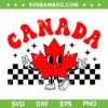 Groovy Canada Day SVG PNG, Funny Retro Maple Leaf Canada Day SVG, Happy Canada Day DXF SVG PNG EPS