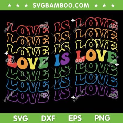 Groovy Love Is Love SVG PNG, Rainbow LGBT Gay SVG, Retro Ally Pride DXF SVG PNG EPS Groovy Love Is Love SVG PNG, Rainbow LGBT Gay SVG, Retro Ally Pride DXF SVG PNG EPS