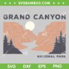 Hiked Grand Canyon National Park SVG PNG, Arizona Mountain Vintage SVG, Retro Hiking DXF SVG PNG EPS