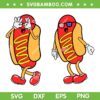 Hot Dog Griddy Dance SVG PNG, Hotdog 4th Of July SVG, American Flag Hotdog DXF SVG PNG EPS
