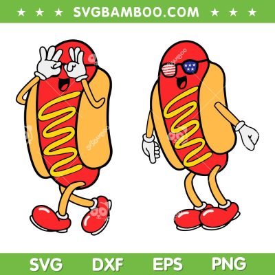 Hot Dog Griddy Dance SVG PNG, Hotdog 4th Of July SVG, American Flag Hotdog DXF SVG PNG EPS Hot Dog Griddy Dance SVG PNG, Hotdog 4th Of July SVG, American Flag Hotdog DXF SVG PNG EPS