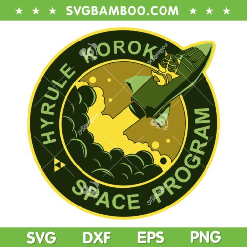 Hyrule Korok Space Program SVG PNG, Legend Of Zelda Space Exploration SVG, Koroks Gifts DXF SVG PNG EPS