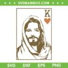 Jesus King Of Hearts Card SVG PNG, Christian Tarot SVG, King Jesus DXF SVG PNG EPS Jesus King Of Hearts Card SVG PNG, Christian Tarot SVG, King Jesus DXF SVG PNG EPS