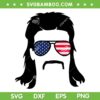 Joe Dirt American Sunglasses SVG PNG, Mens Mullet 4th Of July SVG, Sunglasses USA Flag DXF SVG PNG EPS