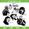 Johnny Cash Hank Williams Jr Waylon Jennings Merle Willie SVG Bundle, Cash Hank Willie And Waylon SVG Bundle, Country Music DXF SVG PNG EPS