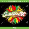 Juneteenth Sunflower Leopard PNG, Black History Pride African American PNG, Juneteenth 1865 PNG