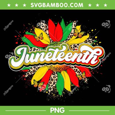 Juneteenth Sunflower Leopard PNG, Black History Pride African American PNG, Juneteenth 1865 PNG Juneteenth Sunflower Leopard PNG, Black History Pride African American PNG, Juneteenth 1865 PNG