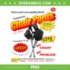 Jury Duty Chair Pants Ad PNG, Introducing Chair Pants PNG, No Chair No Problem PNG