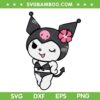 Kuromi Vacation Mode SVG PNG, Hello Kitty Kuromi SVG, Kuromi Anime DXF SVG PNG EPS